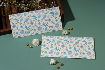 Personalized Money Envelopes | The Purple Floral | Pack of 100 & 200